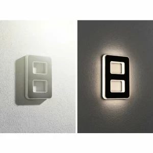 Paulmann 79849 Solar-Hausnummernleuchte 0.20 W Warmweiß Schwarz 9